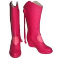 BOTTES ROSES COSPLAY ANIME MECHA<Macross Frontier personnage Sheryl Nome>