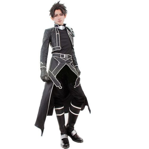 helymore Hommes Anime Cosplay Costume Uniforme en Cuir Long Ensemble Complet Multi Versions 