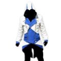 <manteau cosplay vetement veste blouson> MANTEAU  COSPLAY HOMME (blanc & Bleu)
