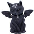 FIGURINE CHAT AILES RESINE